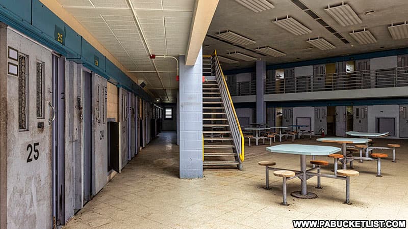 Abandoned cell block at SCI Cresson in Cambria County.