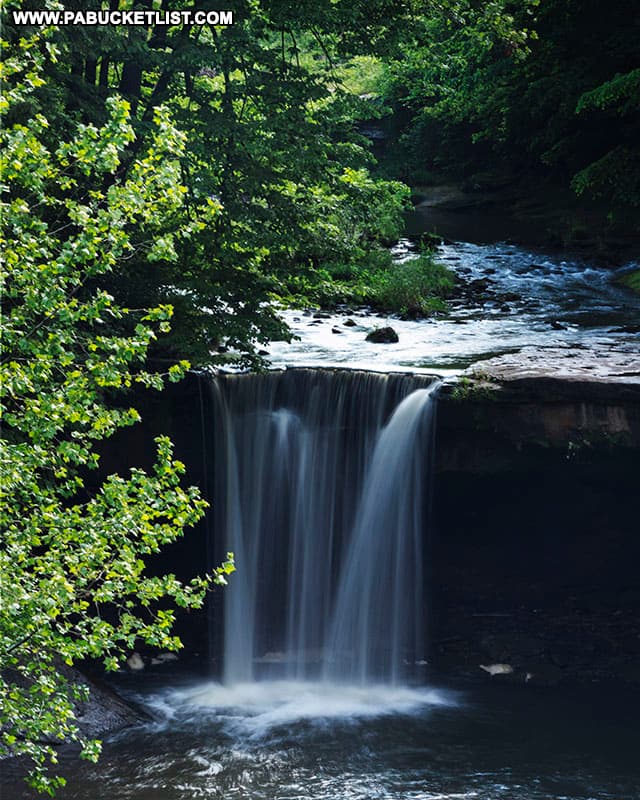 Big Run Falls in Lawrence County Pennsylvania.