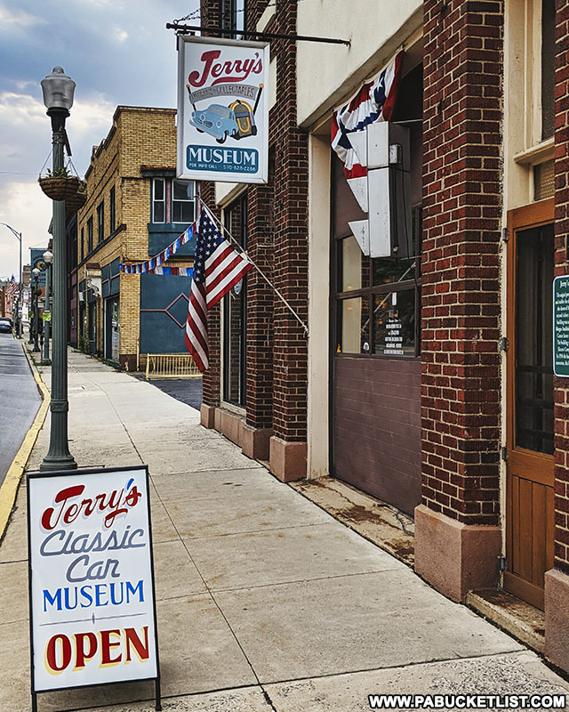Jerry's Classic Cars and Collectibles Museum on South Centre Street in Pottsville.