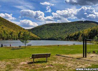 Kettle Creek State Park in Clinton County Pennsylvania.