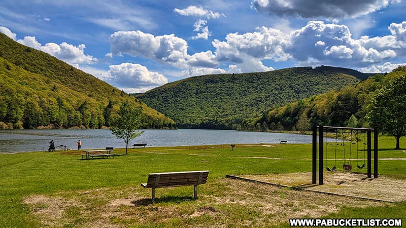 Kettle Creek State Park in Clinton County Pennsylvania.