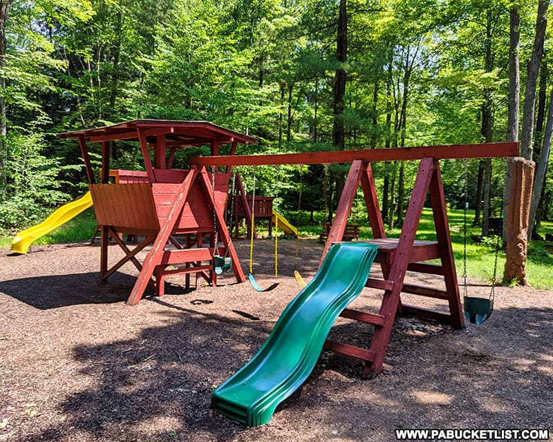 Playground at Bilger's Rocks in Clearfield County.