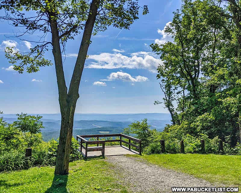 Skyline Drive Vista along Skyline Drive in the Gallitzin State Forest.