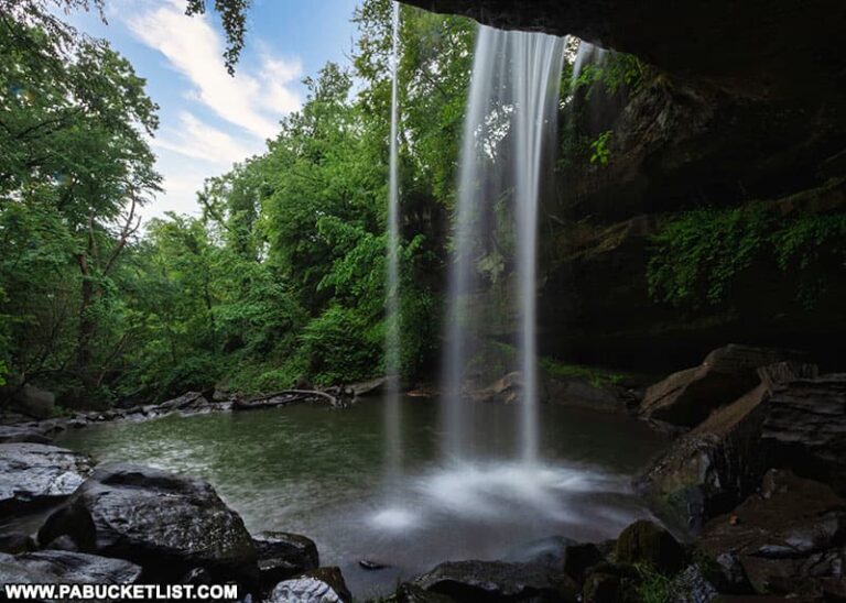 Exploring Buttermilk Falls in Beaver County