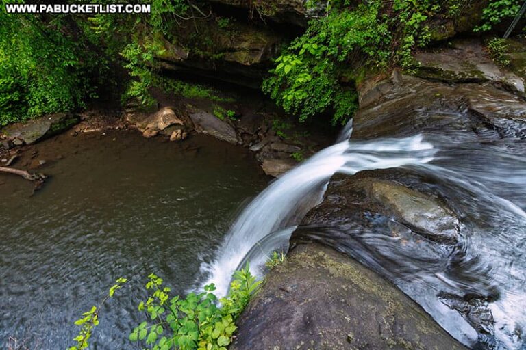 Exploring Buttermilk Falls in Beaver County