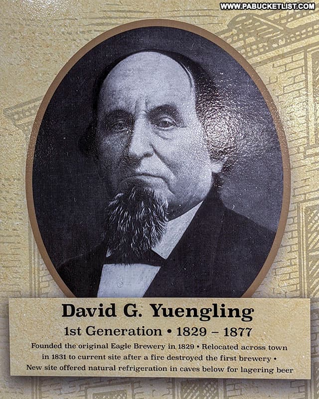 David G. Yuengling, founder of Yuengling Brewery.