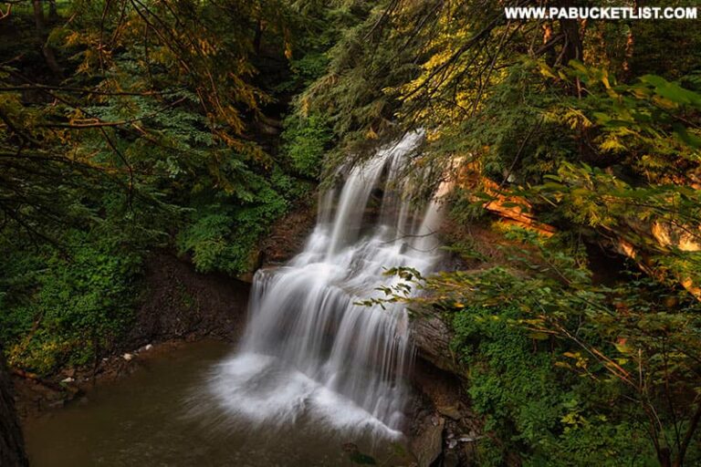 Exploring Quaker Falls in Lawrence County
