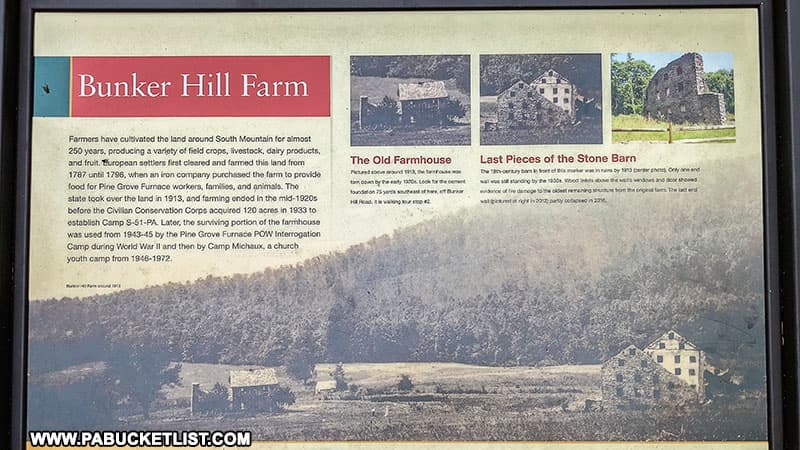 History of the Bunker Hill Farm near what would become the secret POW interrogation camp in Cumberland County during World War Two.