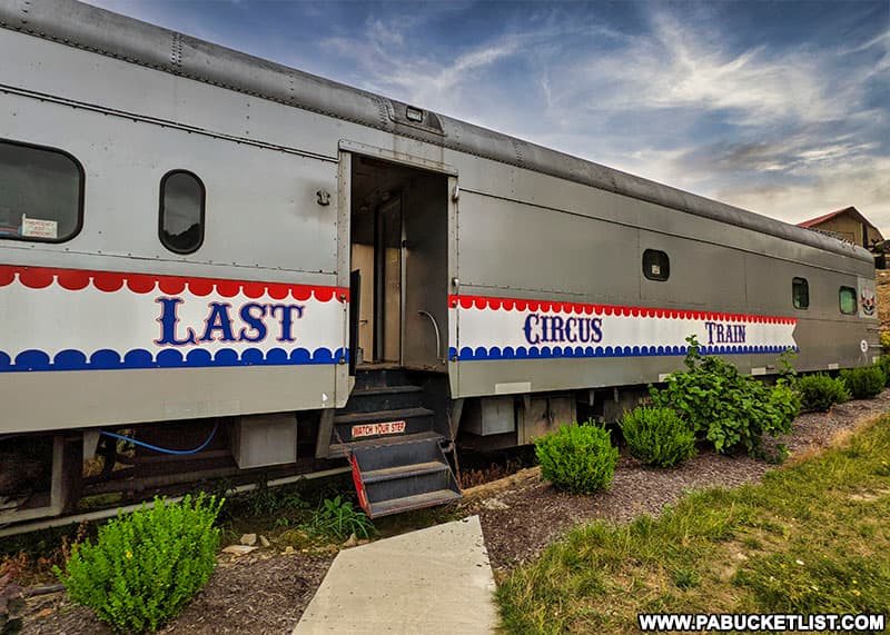 The Last Circus Train at Doolittle Station in Clearfield County.