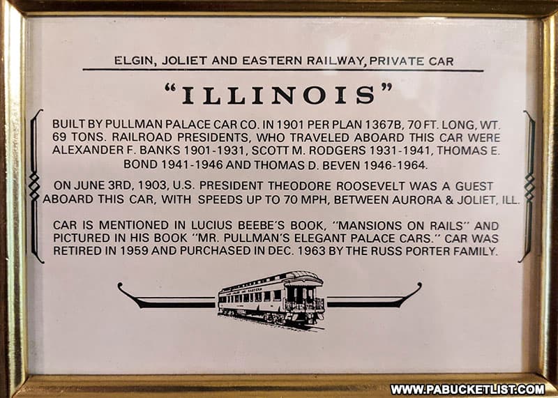 Historical facts about the Presidential Train Car at Doolittle Station in Dubois.