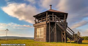 How to find the scenic overlook tower at Laurel Hill State Park in Somerset County, Pennsylvania.