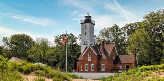 Exploring th ethree historic lighthouses in Erie Pennsylvania.