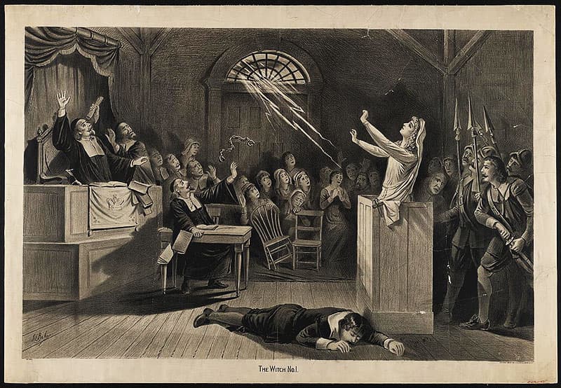 A witch trial such as this was rumored to have taken place in the former Quaker Meetinghouse in Fayette County, PA.