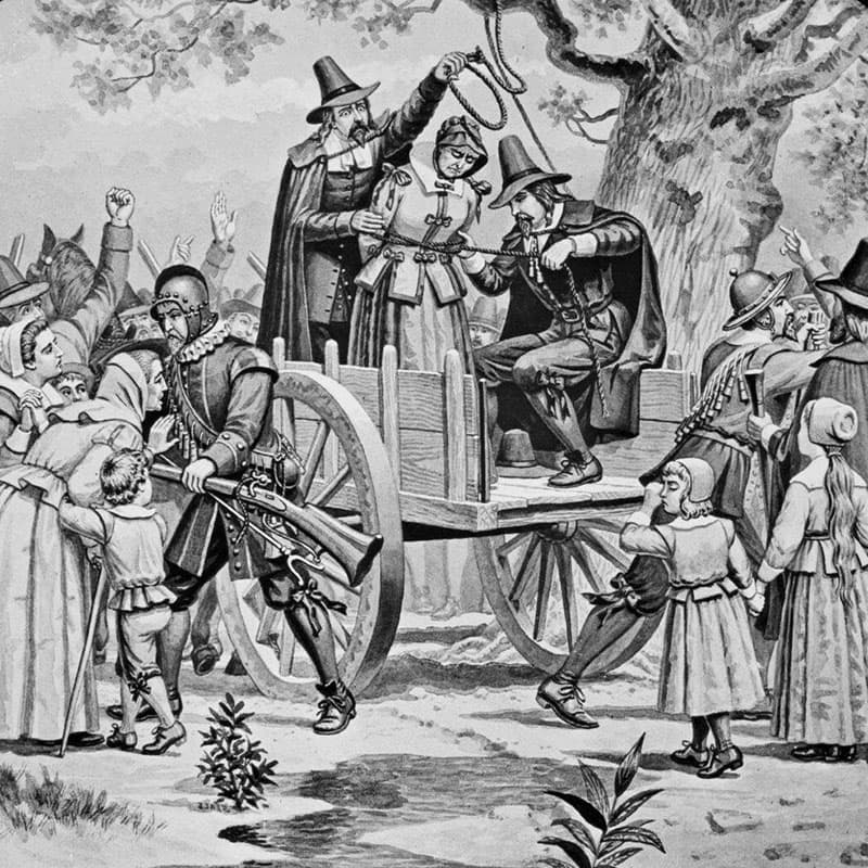 The Salem Witch Trials of 1692.