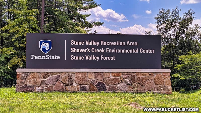 Shaver's Creek is part of Penn State's Stone Valley Recreation Area in Huntingdon County, Pennsylvania.