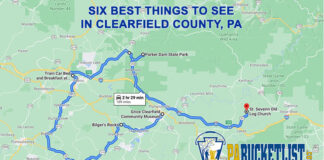 A roadmap to six of the best things to see in Clearfield County, PA