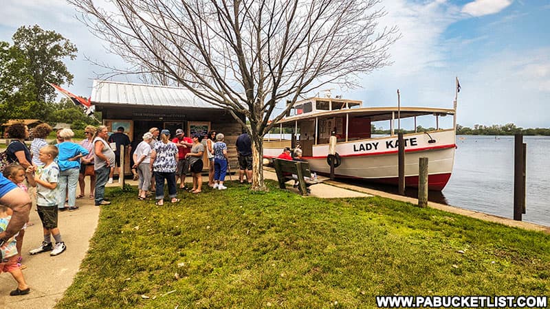 The Lady Kate Boat Tour on Presque Isle State Park.