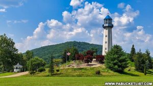 Exploring the Tionesta Lighthouse in Forest County Pennsylvania.