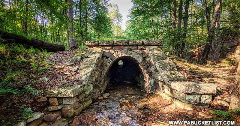 Exploring the Abandoned South Penn Railroad Aqueduct in Fulton County