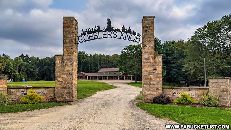 Entrance to Gobbler's Knob.