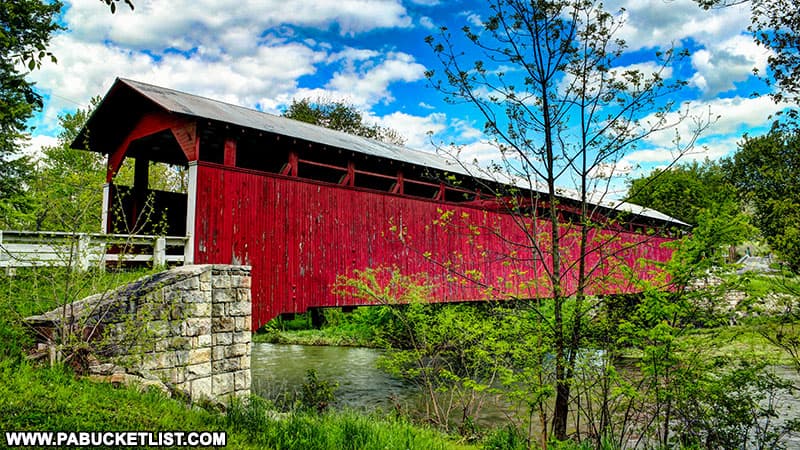 Herline Covered Bridge near Manns Choice in Bedford County, PA.