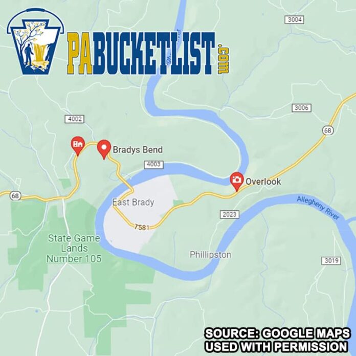 Exploring Brady's Bend Overlook in Clarion County PA Bucket List