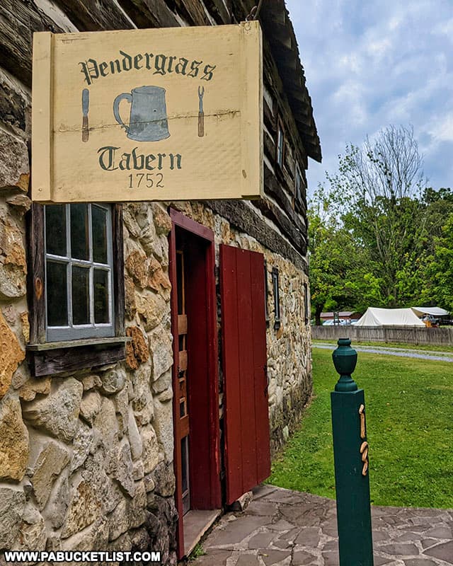 Pendergrass Tavern at Old Bedford Village.