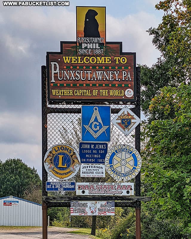 Punxsutawney, PA is the "Weather Capital of the World".