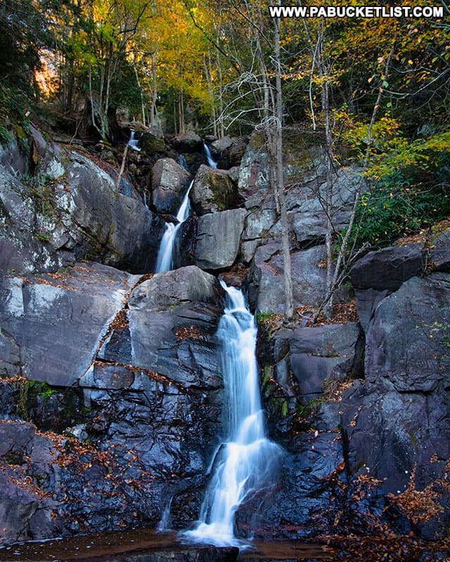 Buttermilk Falls at Lehigh Gorge State Park.