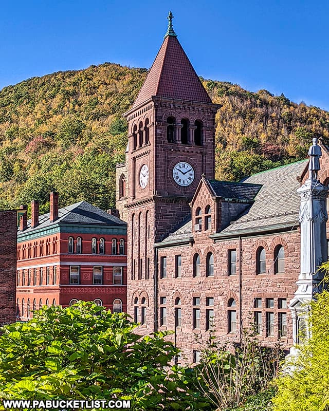 The Carbon County Courthouse in Jim Thorpe.