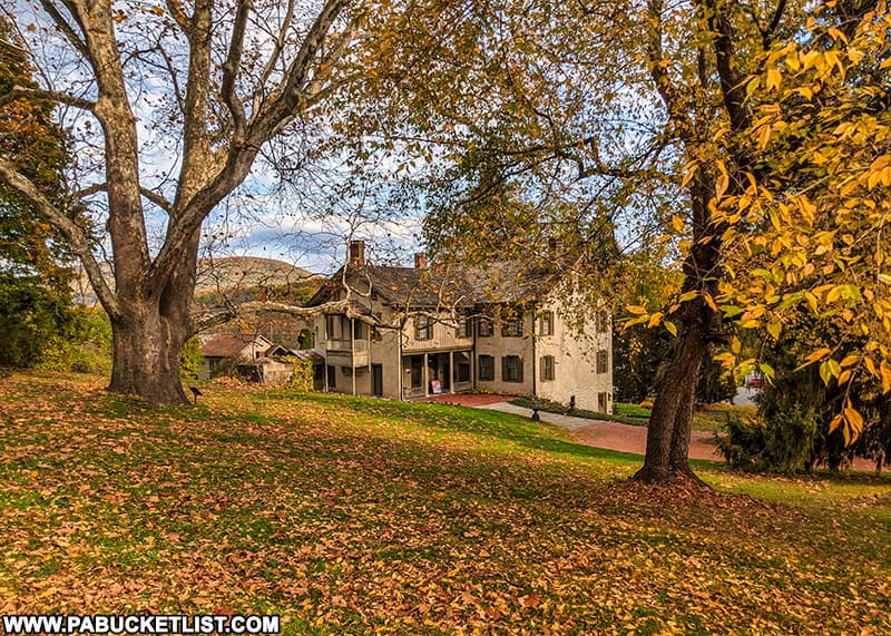An October afternoon at Centre Furnace Mansion in State College.