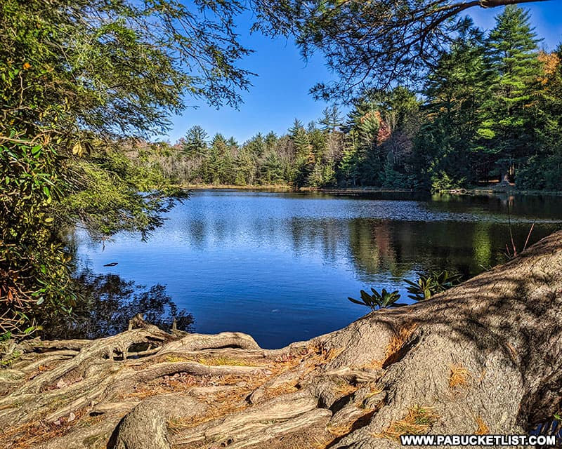 Hickory Run Lake in Carbon County.