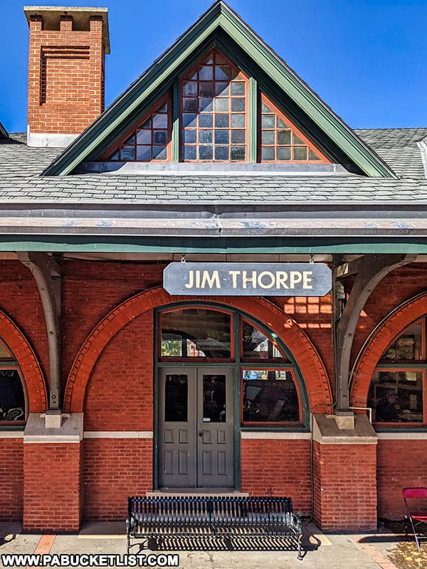 The Jim Thorpe train station, now a Visitor Center.