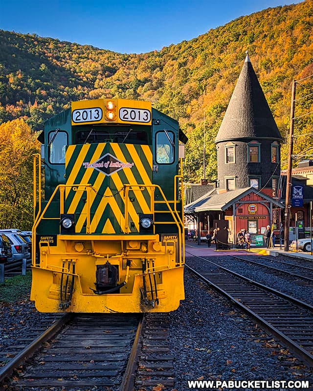 The Lehigh Gorge Scenic Railway in Jim Thorpe, PA.