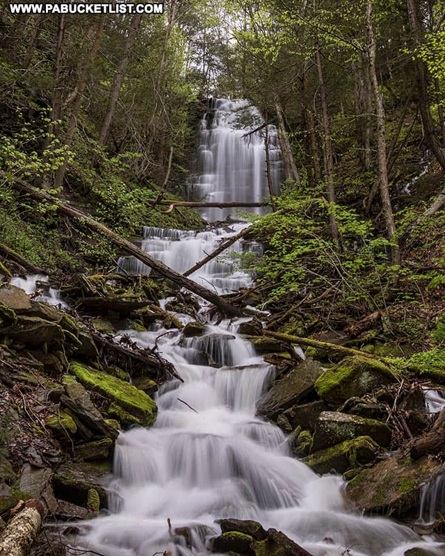 Chimney Hollow Falls after heavy rains.