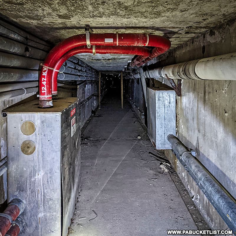 Tunnels beneath the Cresson Sanatorium