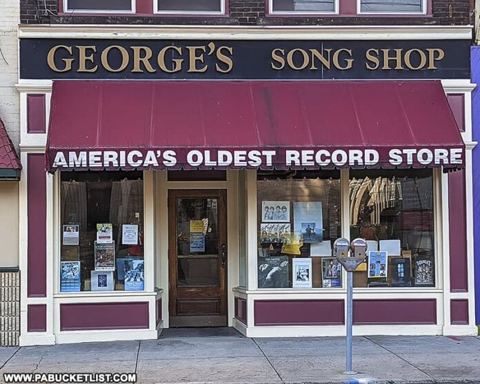 George's Song Shop in Johnstown Pennsylvania is America's oldest record store.