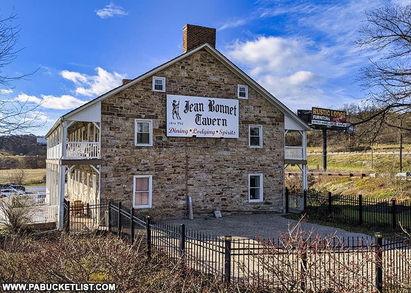 The Jean Bonnet Tavern at the intersection of Routes 30 and 31 in Bedford County PA
