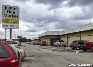 The Jonnet Flea Market along ROute 22 just west of Blairsville in Indiana County, PA.