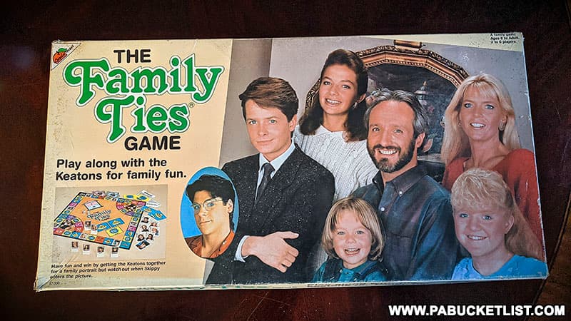 The Family Ties Game, purchased at the Jonnet Flea Market in Blairsville PA.