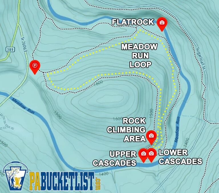 Hiking the Meadow Run Trail at Ohiopyle State Park