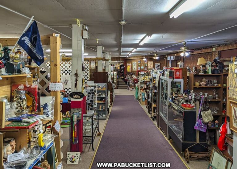 Exploring the Plaza Centre Antique Gallery in Bellefonte