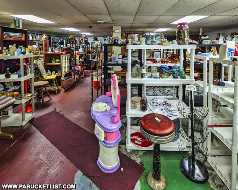 Exploring the Plaza Centre Antique Gallery in Bellefonte