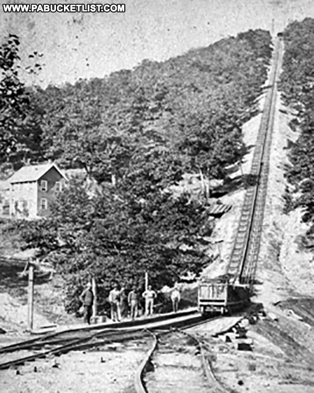 The Mount Pisgah Plane that was used to transport coal and later tourists up and down the mountain above Jim Thorpe.