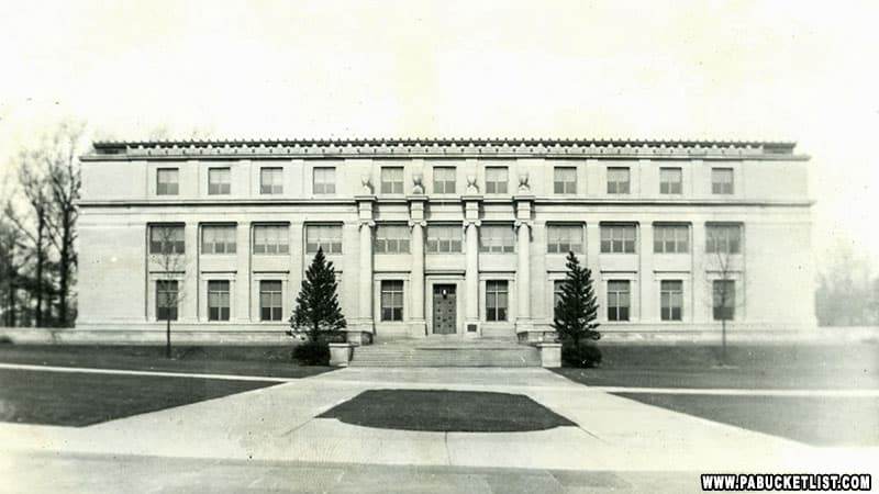 Burrowes Building at Penn State in the 1940s.