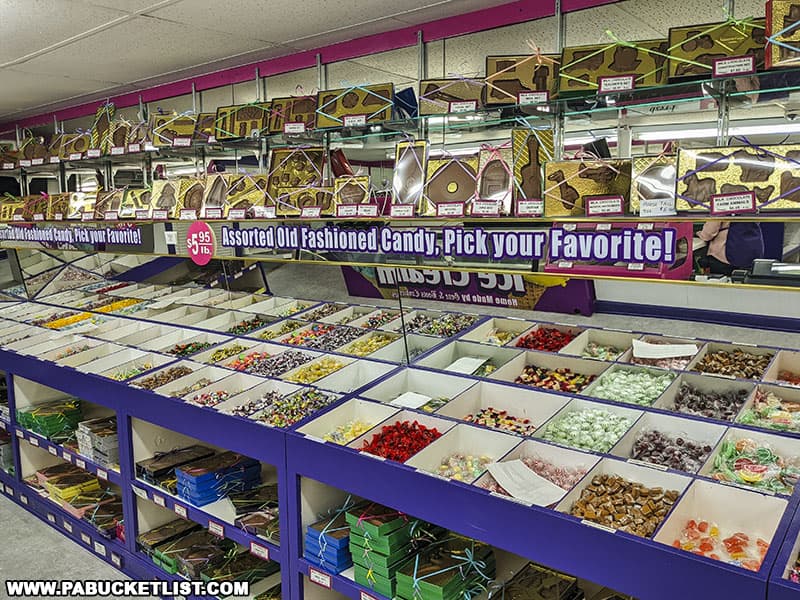 PIck your favorite candy selection at Gene and Boots along Route 22 in Westmoreland County.