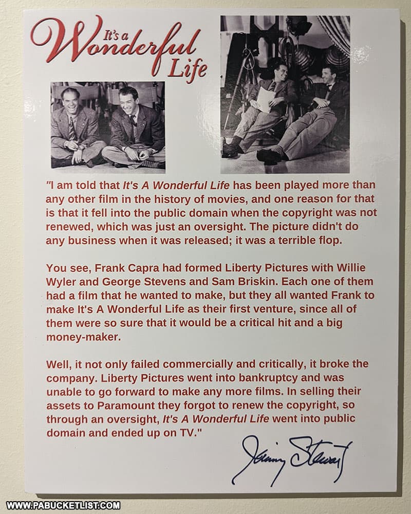 Jimmy Stewart's recollections about "It's A Wonderful Life".