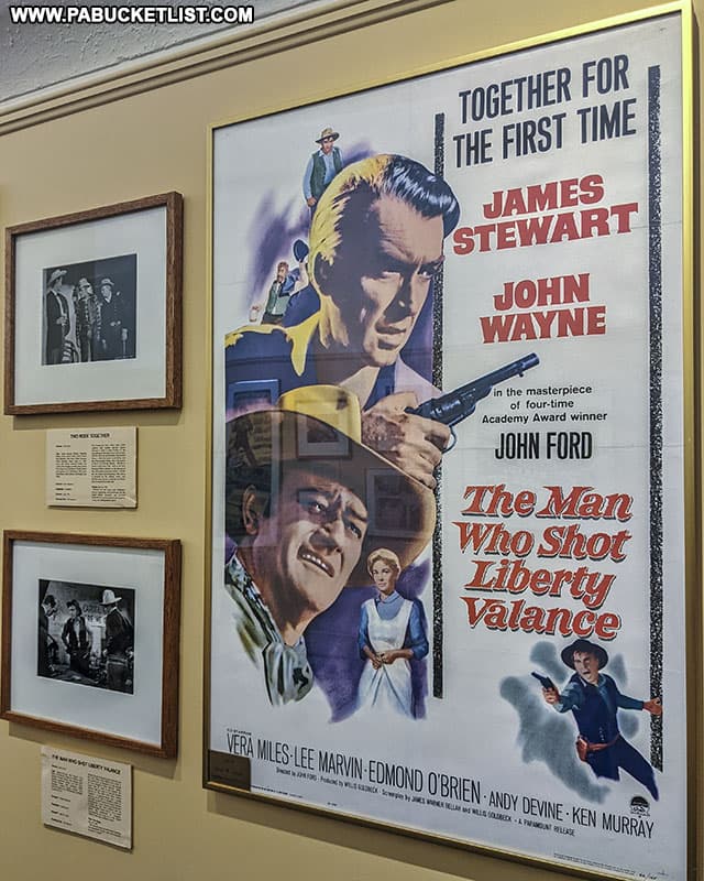 "The Man WHo Shot Liberty Valance" was one of the many western films Jimmy Stewart starred in.