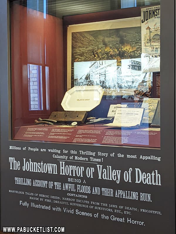 Valley of Death exhibit at the Johnstown Flood Museum.