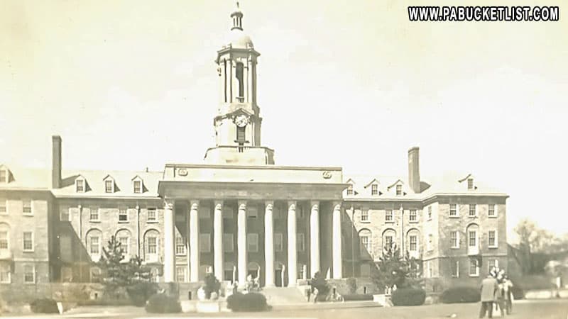 Old Main at Penn State sometime in the 1940s.